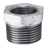 Galvanised Malleable Nipple 2" x 1 1/2" - Click Image to Close